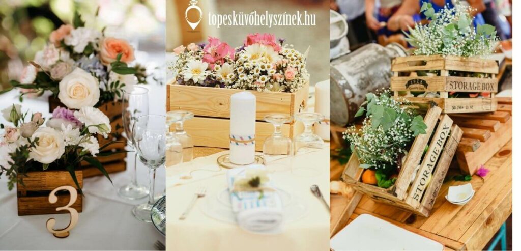 esküvői dekoráció saját kezűleg