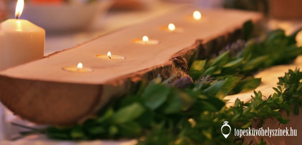 esküvői dekoráció