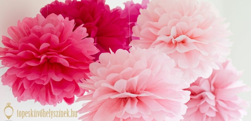 esküvői dekoráció saját kezűleg