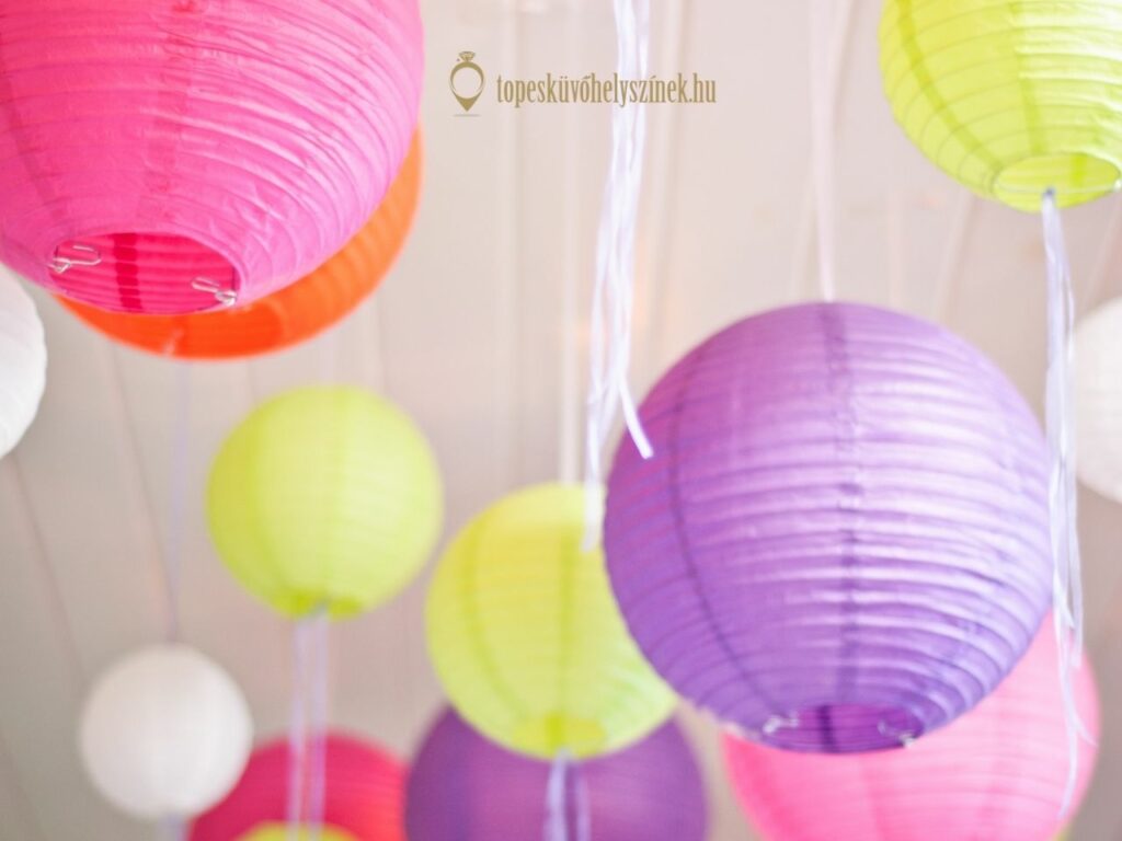 lánybúcsú dekoráció