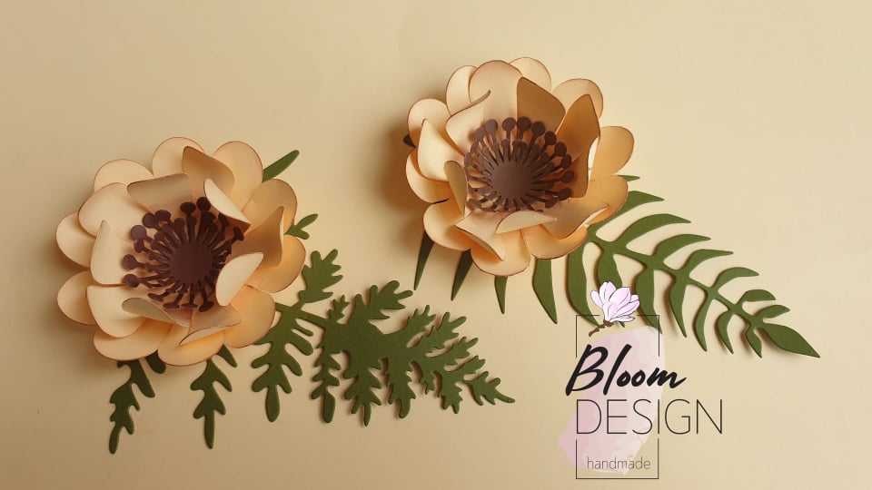 papírvirág dekoráció