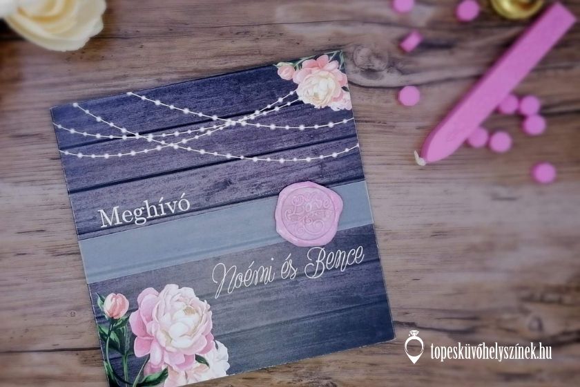 pecsétviasz esküvői meghívó