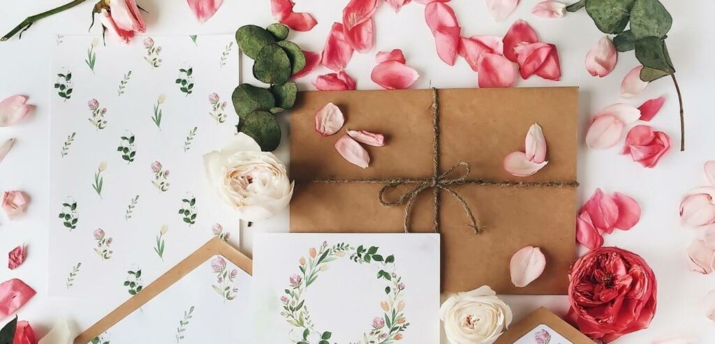 trendi esküvői meghívó