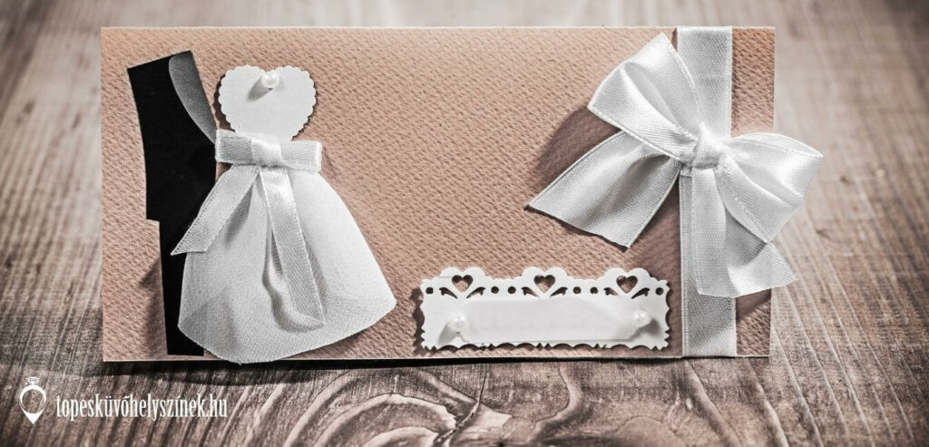 vintage esküvői meghívó